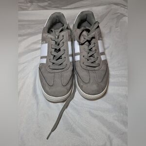 Nautica Scotty Boys Sneakers Gray, White, And Black Size 4